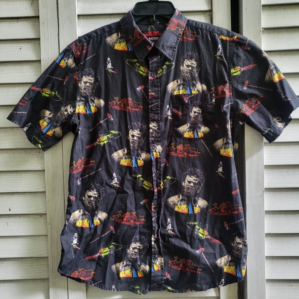 MOB Middle of Beyond Texas Chainsaw Massacre Leatherface Hawaiian Shirt
